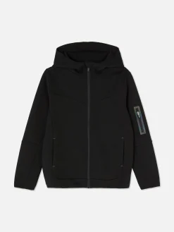 Casaco Capuz Fecho Correr Conjunto Coordenado