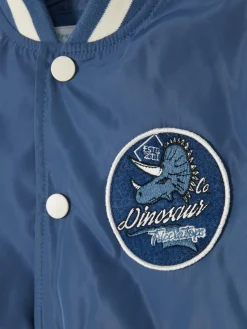 Casaco Estilo Universitário Dinossauro
