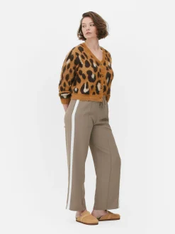 Casaco Malha Curto Leopardo