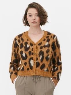 Casaco Malha Curto Leopardo