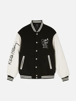 Casaco Universitário Disney Mickey X Keith Haring