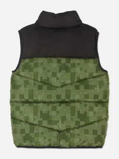 Colete Acolchoado Fecho Correr Minecraft
