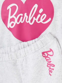 Conj. Coordenado Camisola Capuz/calças Treino Barbie