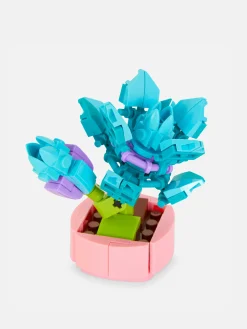 Conjunto Blocos Construção Planta Suculenta