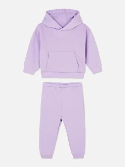 Conjunto Camisola Capuz Calças Treino