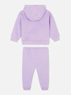 Conjunto Camisola Capuz Calças Treino