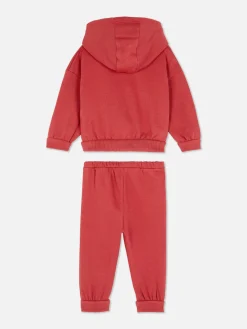 Conjunto Camisola Capuz Calças Treino