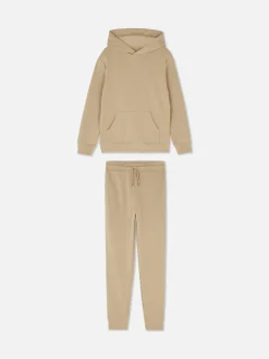 Conjunto Camisola Capuz Calças Treino
