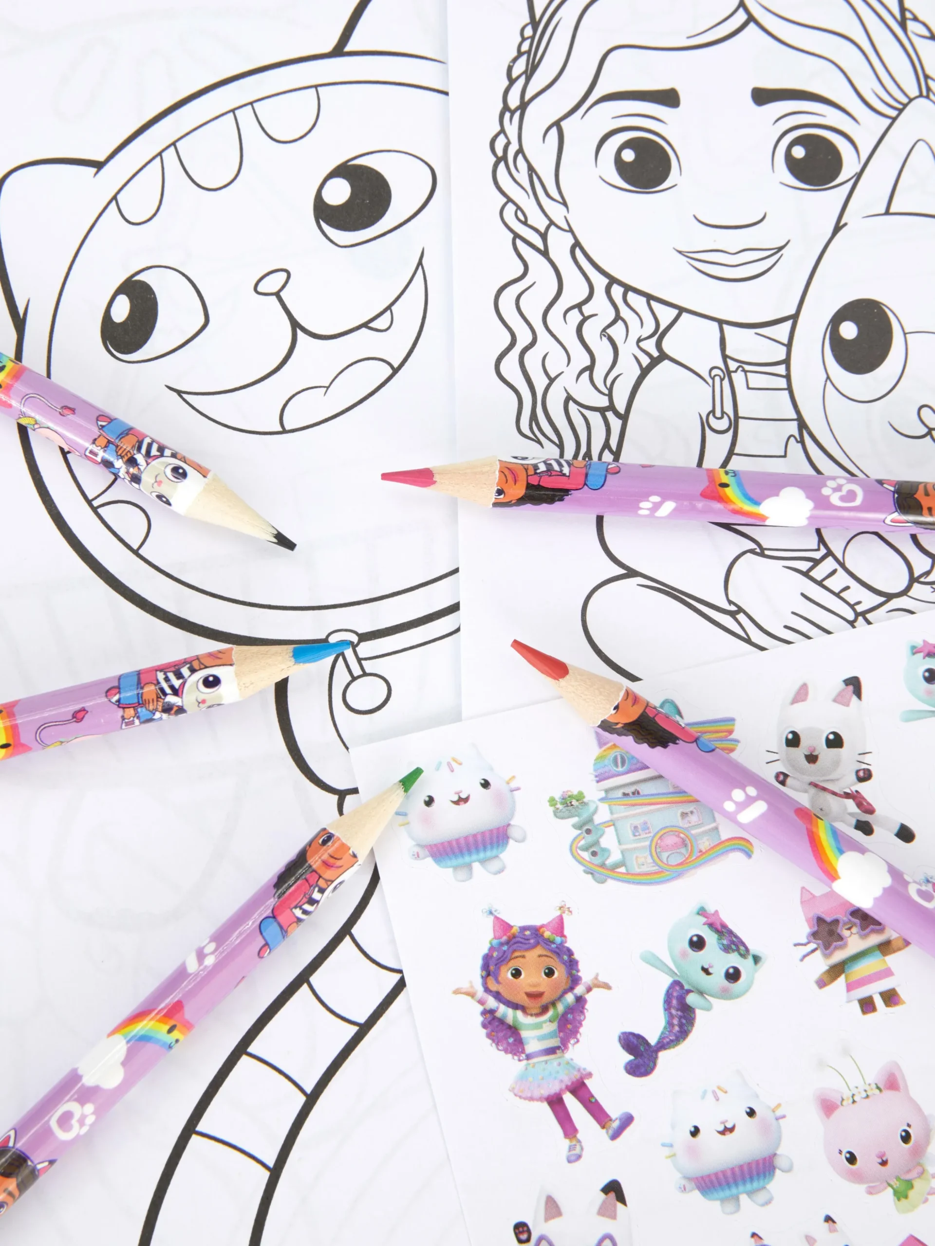 Conjunto Colorir Gabby's Dollhouse