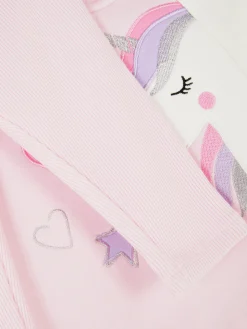 Conjunto Coord. Camisola/leggings Unicórnio