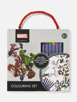 Conjunto Pinta Viagem Marvel Vingadores
