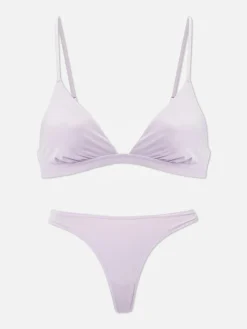 Conjunto Sutiã/tanga Triângulo Microfibra