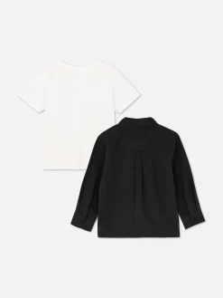 Conjunto T-shirt/camisa Manga Comprida