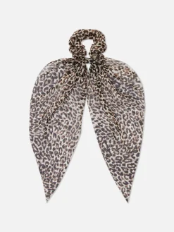 Elástico Cabelo Comprido Leopardo