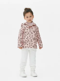Gabardina Coração Leopardo