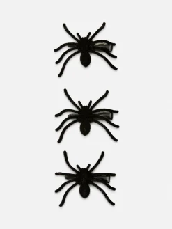 Ganchos Cabelo Halloween Aranha
