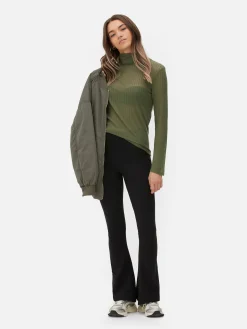 Leggings Boca Sino Cintura Subida Malha