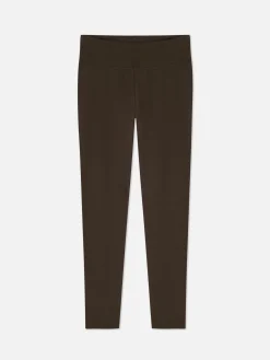 Leggings Malha Cintura Subida