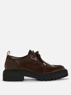 Loafers Atacadores Sola Grossa Rita Ora