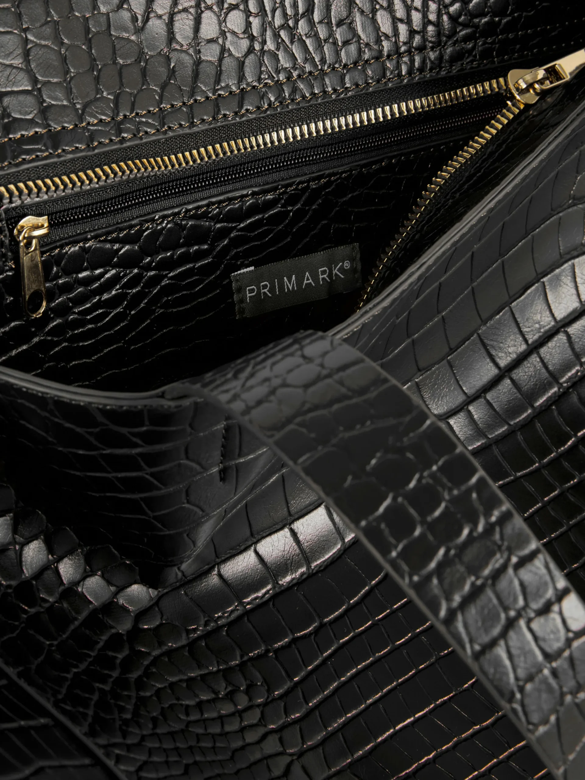 Mala Shopper Efeito Crocodilo Extra Grande