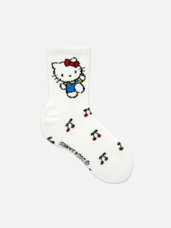 Meias Dormir Hello Kitty