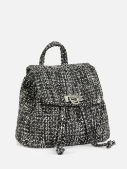 Mini Mochila Texturada Bouclé