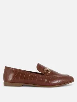 Mocassins Bridão Imitação Pele