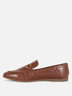 Mocassins Bridão Imitação Pele