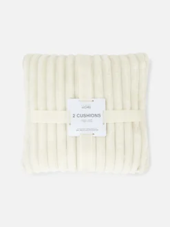 Pack 2 Almofadas Decorativas Caneladas Aconchegantes