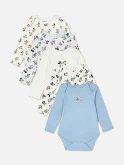 Pack 5 Babygrows Disney Mickey Mouse & Friends