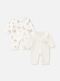 Pack 2 Babygrows Disney Winnie The Pooh Prematuros