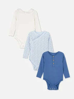 Pack 3 Babygrows Padrão Sortido