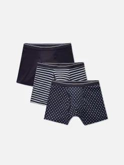 Pack 3 Calções Bolinhas/riscas