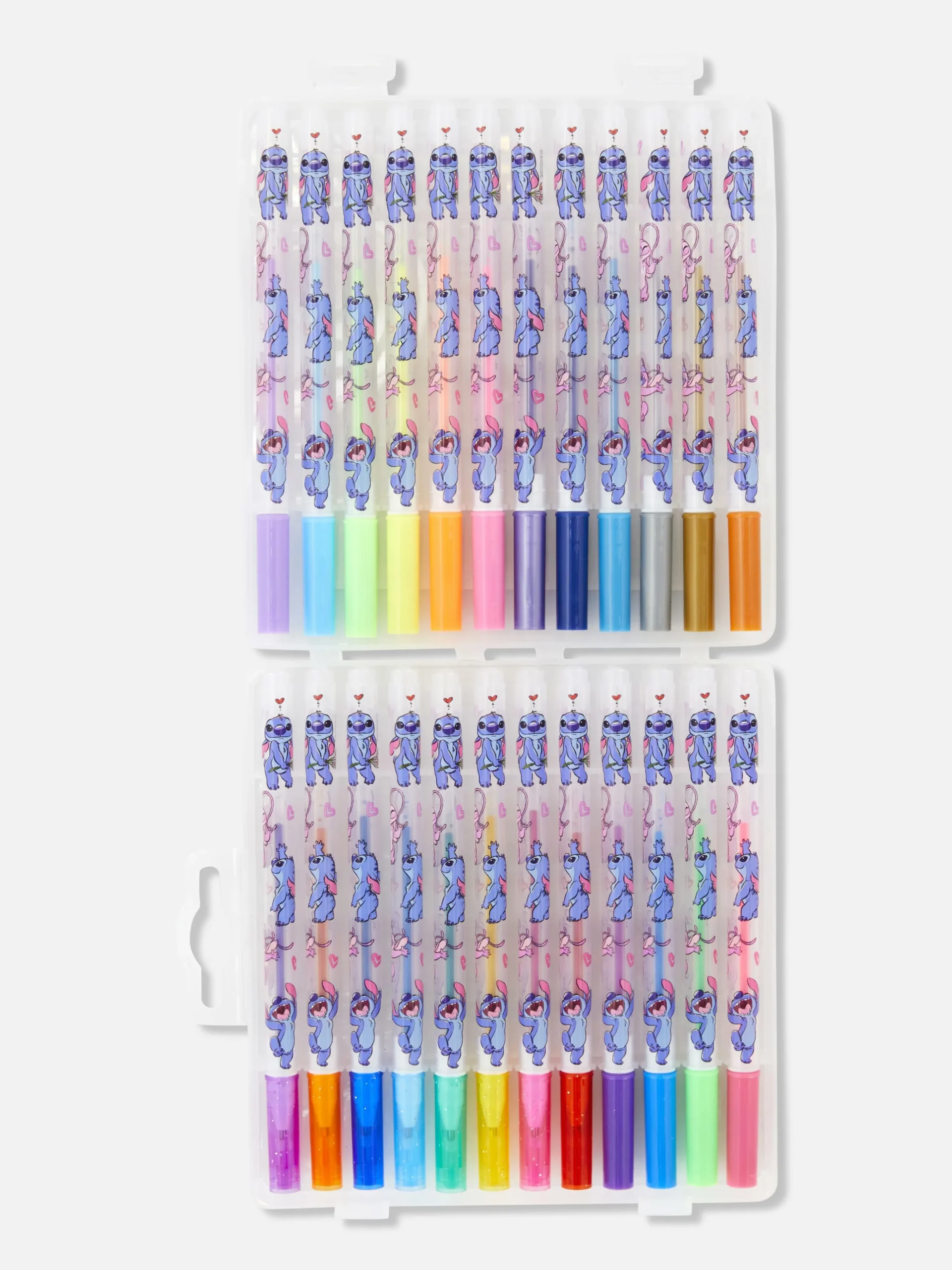 Pack 24 Canetas Gel Disney Stitch