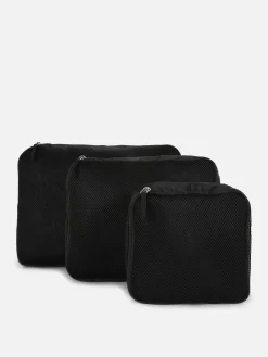 Pack 3 Cubos Arrumação Malha Rede