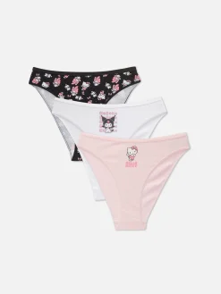 Pack 3 Cuecas Cavadas Hello Kitty
