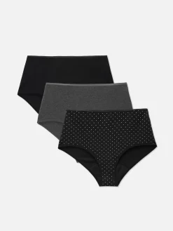 Pack 3 Cuecas Menstruais Cintura Subida