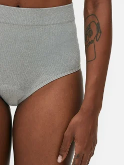Pack 3 Cuecas Menstruação Cintura Subida Caneladas