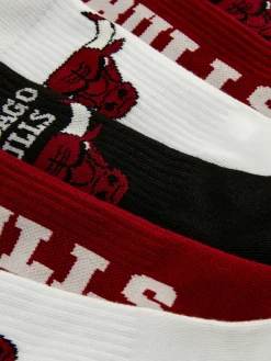 Pack 3 Meias Cano Médio NBA Chicago Bulls