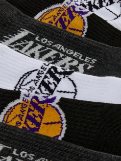 Pack 3 Meias Cano Médio NBA Los Angeles Lakers