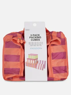 Pack 5 Organizadores Viagem Riscas