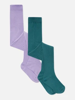 Pack 2 Pares Collants Canelados