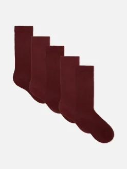 Pack 5 Pares Meias Cano Alto