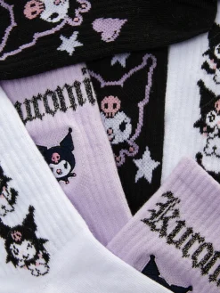 Pack 2 Pares Meias Cano Médio Hello Kitty Kuromi