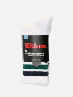 Pack 5 Pares Meias Desporto Wilson