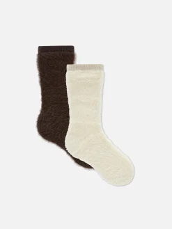 Pack 2 Pares Meias Felpudas