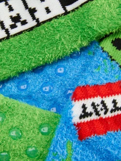 Pack 2 Pares Meias Felpudas Minecraft