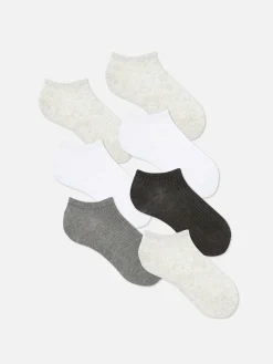 Pack 7 Pares Meias Para Ténis Malha