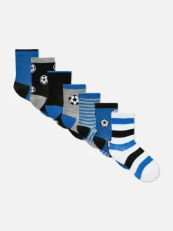 Pack 7 Pares Soquetes Futebol