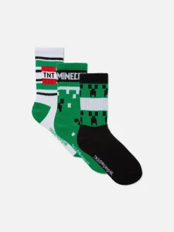 Pack 3 Pares Soquetes Minecraft